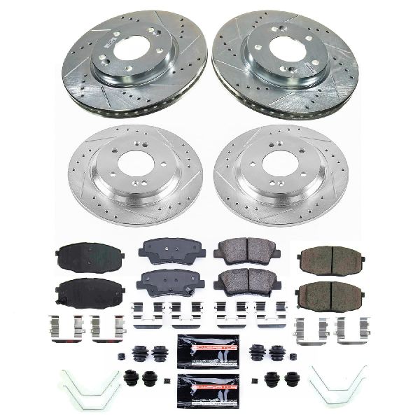 2022-2023 Kia Forte Disc Brake Kit - Front and Rear (Powerstop)