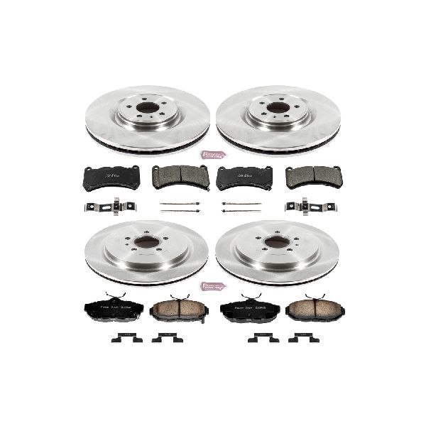 2013-2014 Ford Mustang Disc Brake Kit - Front and Rear (Powerstop)