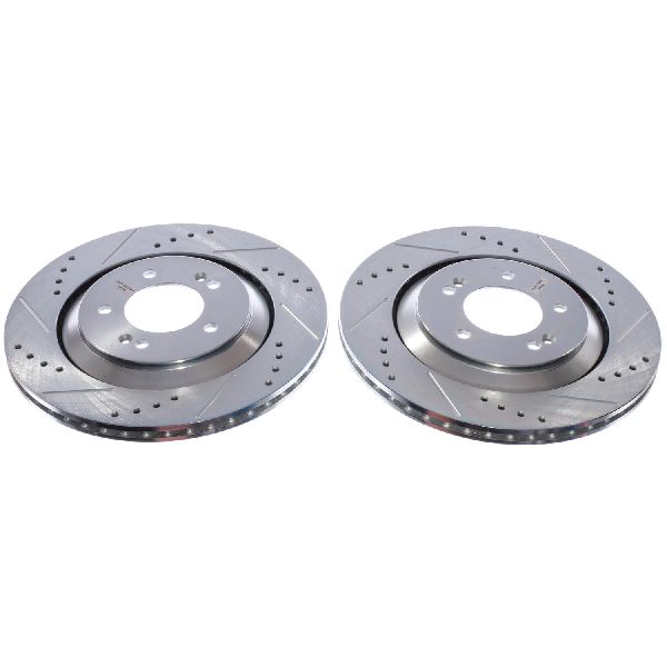 2022-2025 Hyundai Elantra N Disc Brake Rotor Set - Rear (Powerstop)