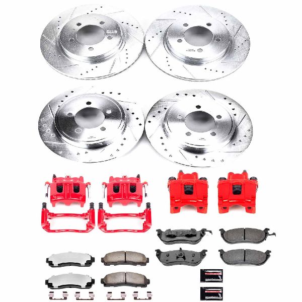 2002-2005 Mercury Mountaineer Disc Brake Kit - Front and Rear (Powerstop)