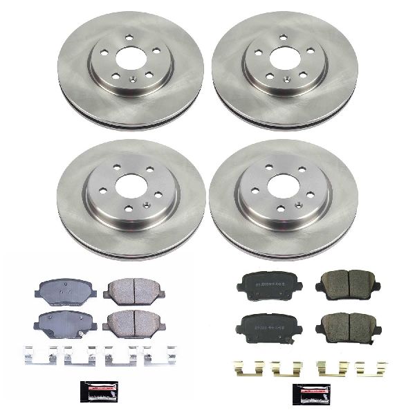 2019 Cadillac XT4 Disc Brake Kit - Front and Rear (Powerstop)