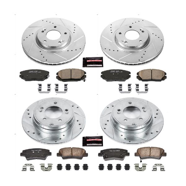 2009-2011 Hyundai Azera Disc Brake Kit - Front and Rear (Powerstop)