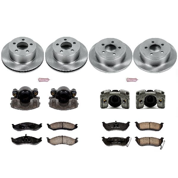 2003-2006 Jeep Wrangler Disc Brake Kit - Front and Rear (Powerstop)