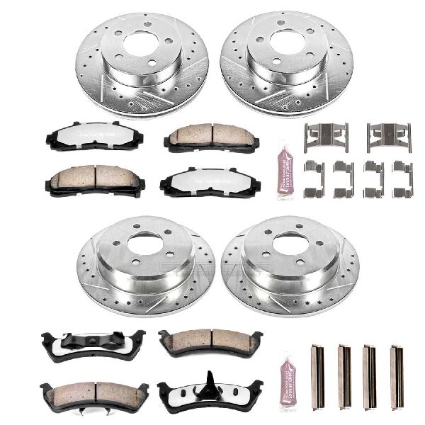 1997-2001 Mercury Mountaineer Disc Brake Kit - Front and Rear (Powerstop)