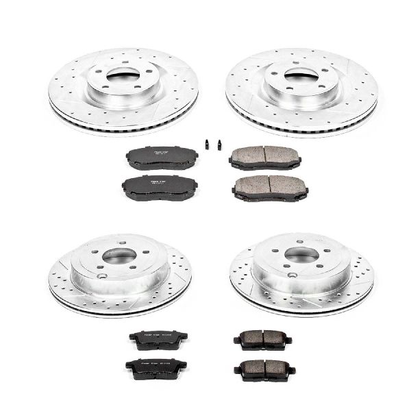 2007-2010 Lincoln MKX Disc Brake Kit - Front and Rear (Powerstop)