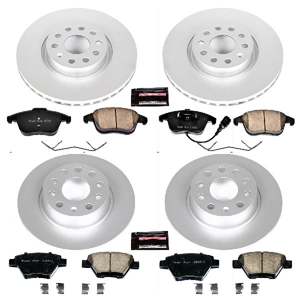 2012-2015 Volkswagen Passat Disc Brake Kit - Front and Rear (Powerstop)