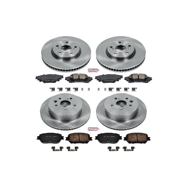 2014-2015 Lexus IS250 Disc Brake Kit - Front and Rear (Powerstop)