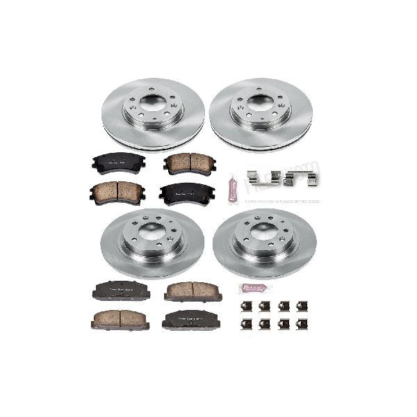 2003-2005 Mazda 6 Disc Brake Kit - Front and Rear (Powerstop)