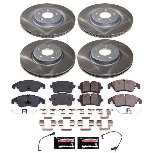 2012-2013 Audi A6 Disc Brake Kit - Front and Rear (Powerstop)
