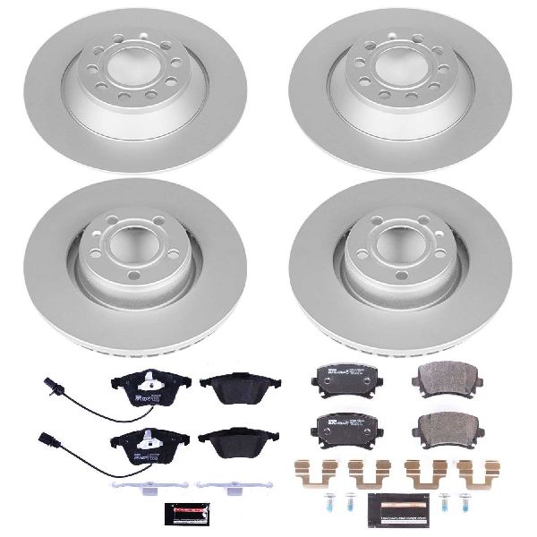 2006-2011 Audi A6 Disc Brake Kit - Front and Rear (Powerstop)