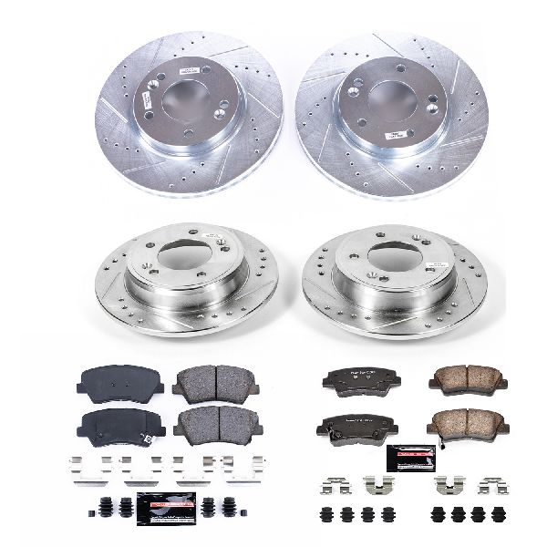 2013-2014 Hyundai Elantra Coupe Disc Brake Kit - Front and Rear (Powerstop)