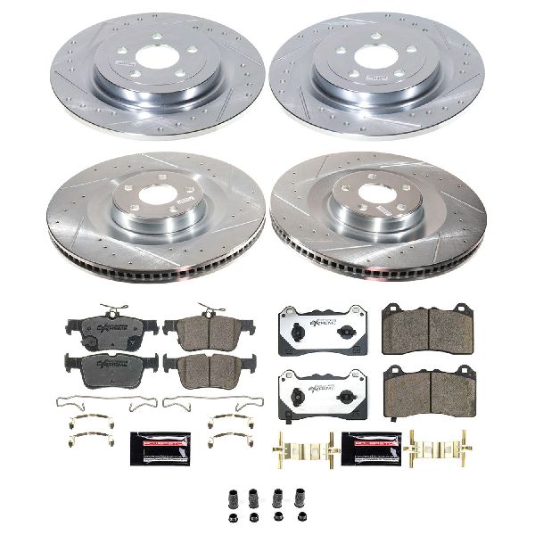 2021-2024 Ford Mustang Mach-E Disc Brake Kit - Front and Rear (Powerstop)