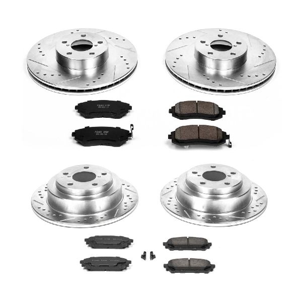 2004-2008 Subaru Forester Disc Brake Kit - Front and Rear (Powerstop)