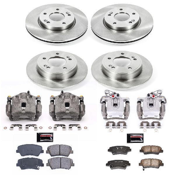 2013-2014 Hyundai Elantra Coupe Disc Brake Kit - Front and Rear (Powerstop)