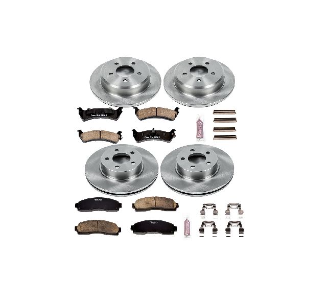 2001-2002 Ford Explorer Sport Disc Brake Kit - Front and Rear (Powerstop)