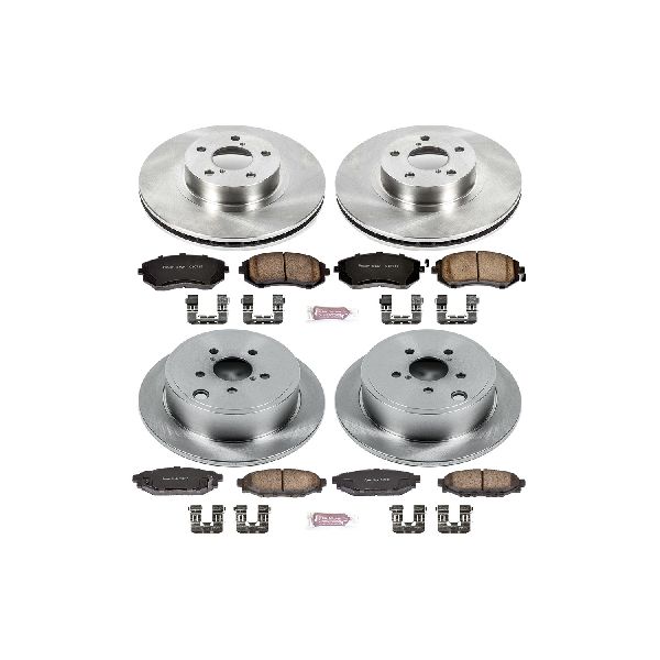 2008-2010 Subaru Impreza Disc Brake Kit - Front and Rear (Powerstop)