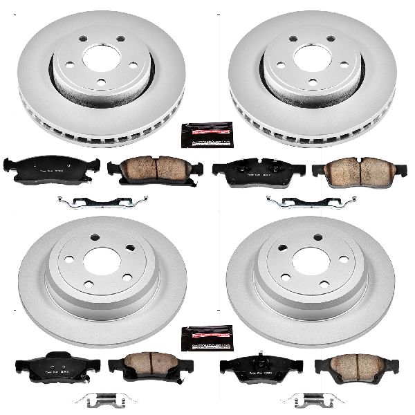 2011-2020 Dodge Durango Disc Brake Kit - Front and Rear (Powerstop)