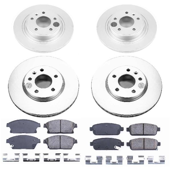 2011-2015 Chevrolet Volt Disc Brake Kit - Front and Rear (Powerstop)