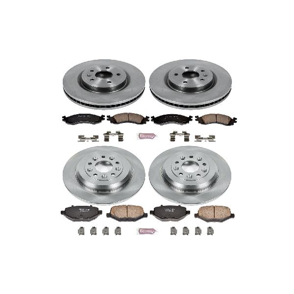 2011-2012 Ford Taurus Disc Brake Kit - Front and Rear (Powerstop)