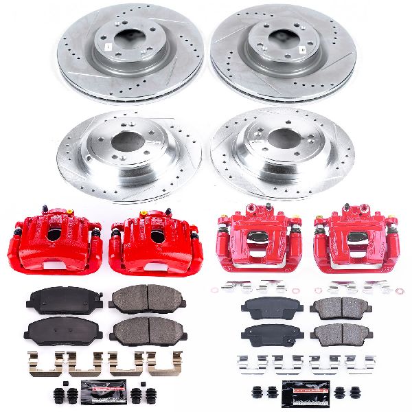 2010-2011 Hyundai Genesis Disc Brake Kit - Front and Rear (Powerstop)