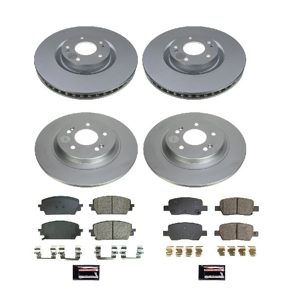 2021-2023 Kia Sorento Disc Brake Kit - Front and Rear (Powerstop)