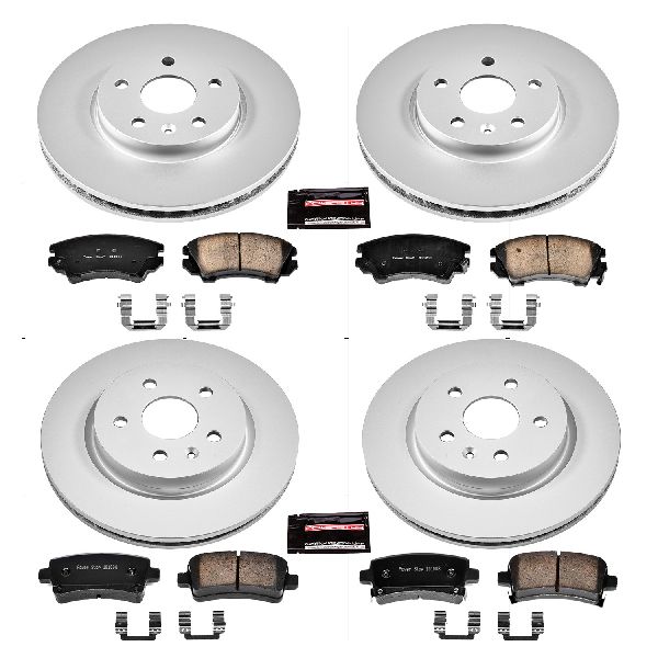 2010-2011 Saab 9-5 Disc Brake Kit - Front and Rear (Powerstop)
