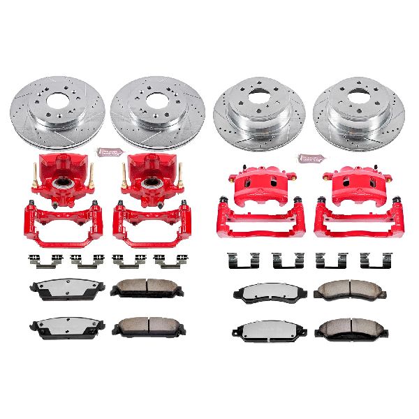 2007-2008 Chevrolet Avalanche Disc Brake Kit - Front and Rear (Powerstop)