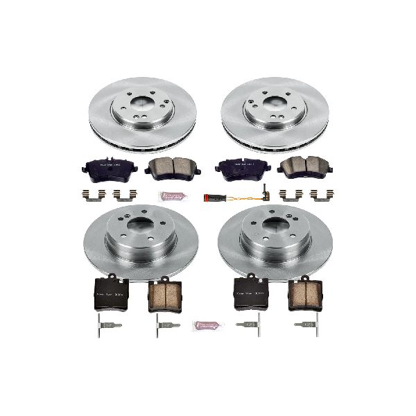 2006-2007 Mercedes-Benz C280 Disc Brake Kit - Front and Rear (Powerstop)