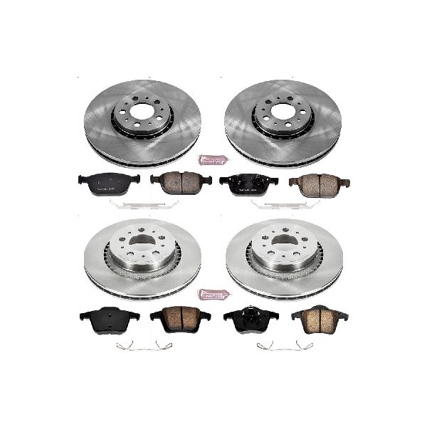 2003-2014 Volvo XC90 Disc Brake Kit - Front and Rear (Powerstop)