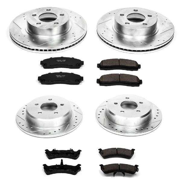 2001-2002 Ford Explorer Sport Disc Brake Kit - Front and Rear (Powerstop)