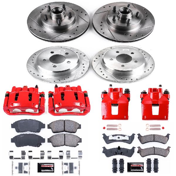 1997-2001 Mercury Mountaineer Disc Brake Kit - Front and Rear (Powerstop)