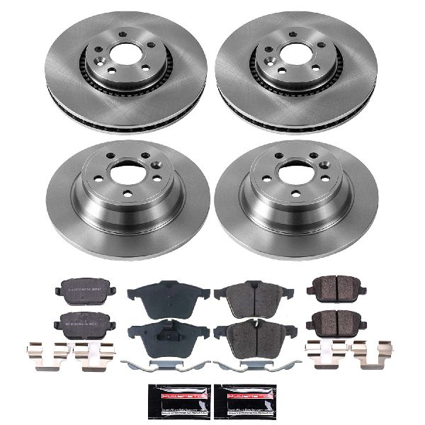 2007-2008 Volvo S80 Disc Brake Kit - Front and Rear (Powerstop)
