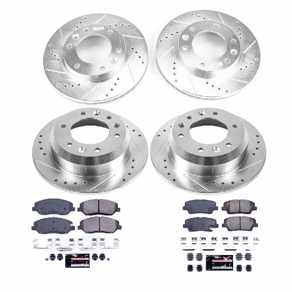 2007-2014 Kia Sedona Disc Brake Kit - Front and Rear (Powerstop)