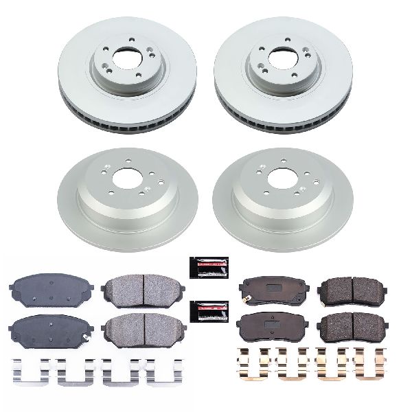 2007-2012 Hyundai Veracruz Disc Brake Kit - Front and Rear (Powerstop)