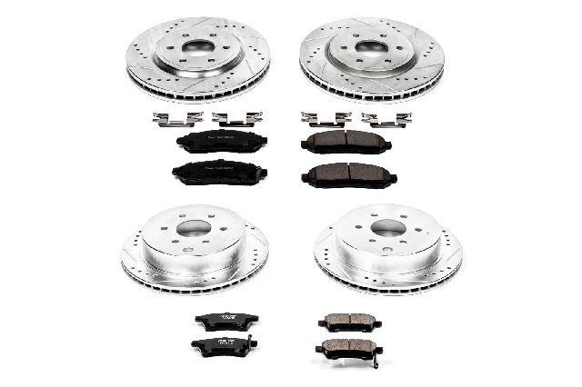 2009-2012 Suzuki Equator Disc Brake Kit - Front and Rear (Powerstop)