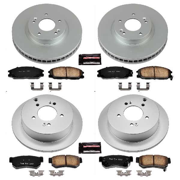 2001-2006 Hyundai Santa Fe Disc Brake Kit - Front and Rear (Powerstop)