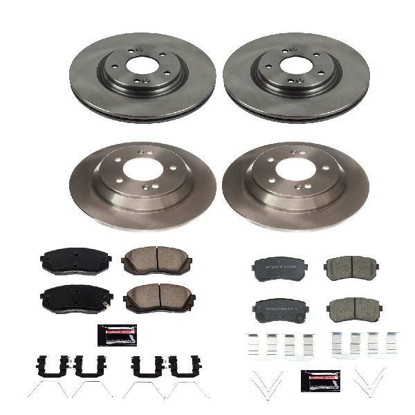 2018-2023 Hyundai Kona Disc Brake Kit - Front and Rear (Powerstop)