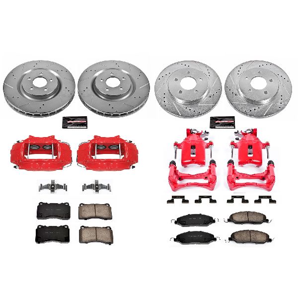 2007-2011 Ford Mustang Disc Brake Kit - Front and Rear (Powerstop)