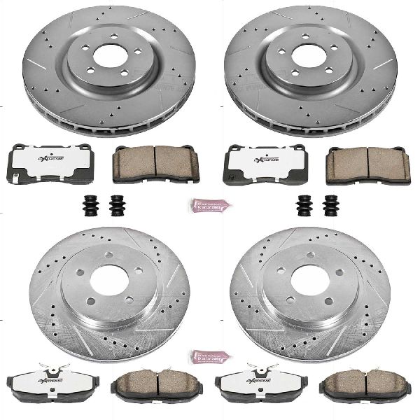 2007-2011 Ford Mustang Disc Brake Kit - Front and Rear (Powerstop)