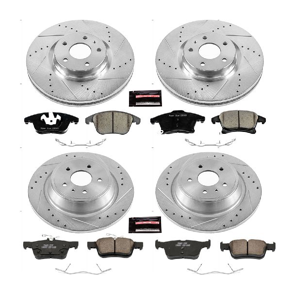 2013-2016 Lincoln MKZ Disc Brake Kit - Front and Rear (Powerstop)