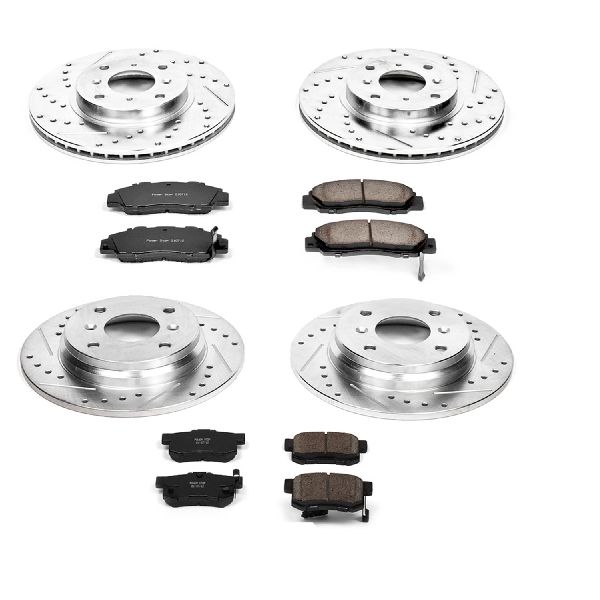 1993-1996 Honda Prelude Disc Brake Kit - Front and Rear (Powerstop)
