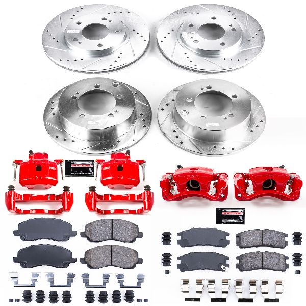2000-2003 Mitsubishi Galant Disc Brake Kit - Front and Rear (Powerstop)