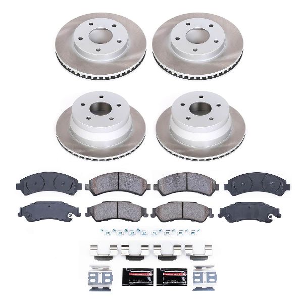 1997-2001 Oldsmobile Bravada Disc Brake Kit - Front and Rear (Powerstop)