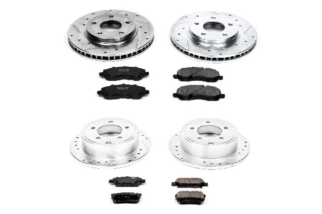 2008-2017 Mitsubishi Lancer Disc Brake Kit - Front and Rear (Powerstop)