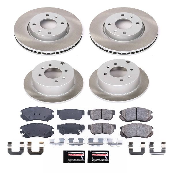 2003-2005 Hyundai Sonata Disc Brake Kit - Front and Rear (Powerstop)