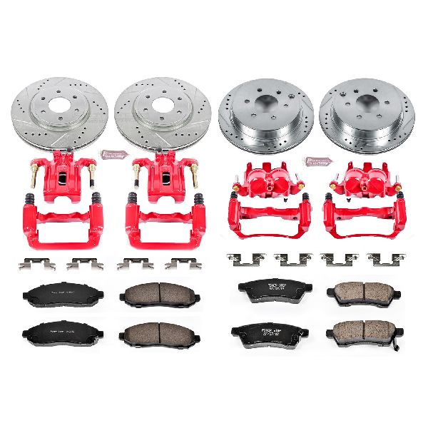 2009-2012 Suzuki Equator Disc Brake Kit - Front and Rear (Powerstop)