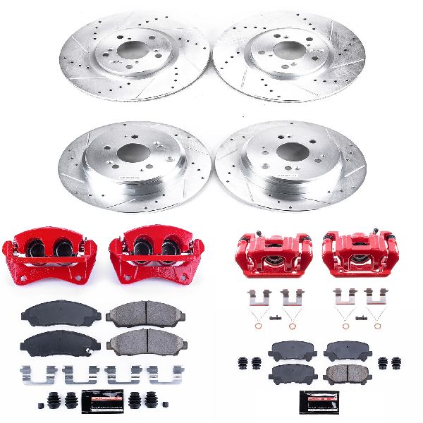 2009-2011 Honda Pilot Disc Brake Kit - Front and Rear (Powerstop)