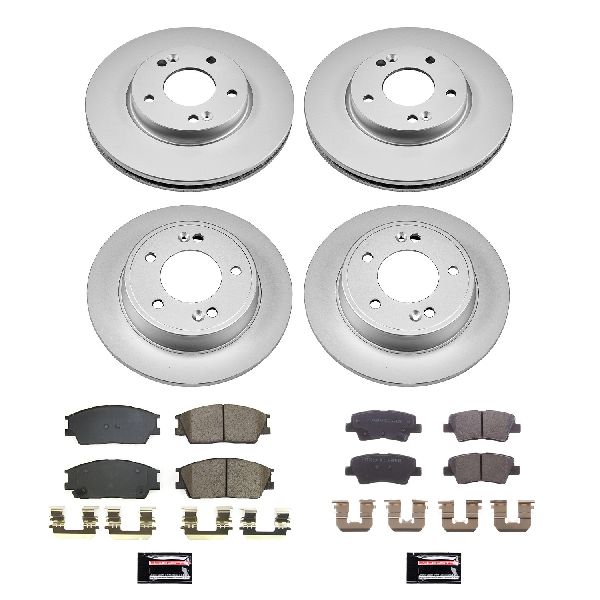 2020-2024 Kia Soul Disc Brake Kit - Front and Rear (Powerstop)