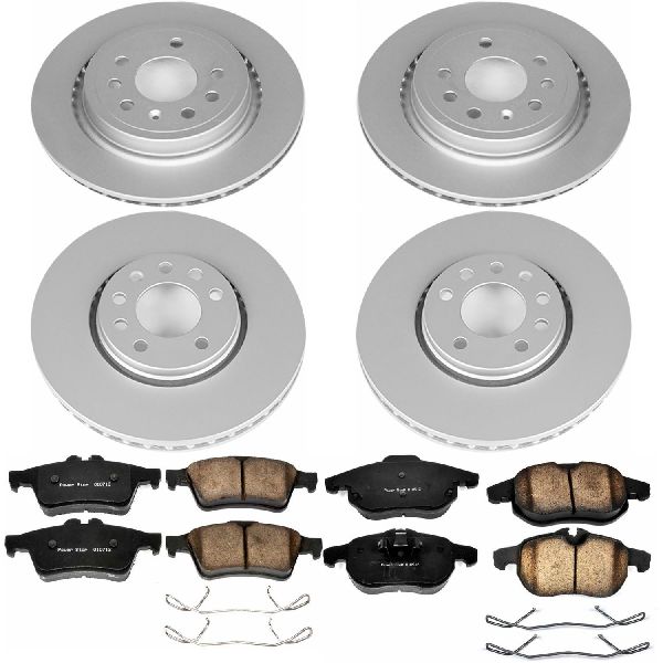 2003-2011 Saab 9-3 Disc Brake Kit - Front and Rear (Powerstop)