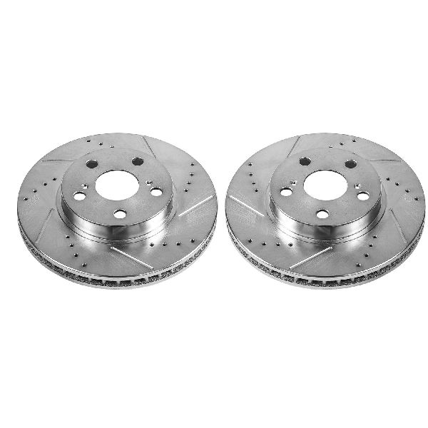 2010-2015 Toyota Prius Disc Brake Rotor Set - Front (Powerstop)